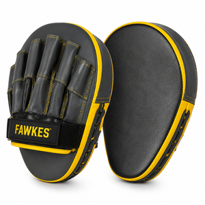 Fawkes Boxing Target <b>Pads</b> Cowhide Leather Durable Training Gear <b>Cheap</b> Price Wholesale Rate Breathable Custom Comfortable & Soft - Product Image 5