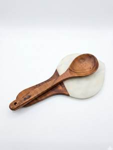 Reposacucharas de mármol de primera calidad para cocina casera y solución elegante para organizar la mesa - Product Image 2