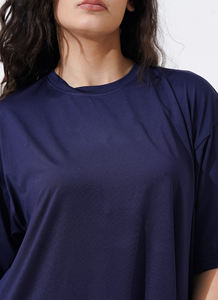 Wholesale Custom Women Plain T Shirt Heavyweight Cotton Short Sleeve <b>Slim</b> Fit <b>Black</b> Tee OEM - Product Image 5