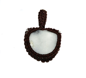 Pendentif en Titane Naturel avec Pierre Précieuse Druzy Memoria Jewels, Modèle 3029, Certifié GIA, Forme Triangulaire Tendance pour Femme - Product Image 3