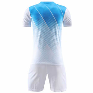 Último Modelo de Camisetas de Fútbol para Entrenamiento, Manga Corta, Ligeras, Transpirables, Uniformes de Fútbol, Servicio OEM para Hombres - Product Image 3