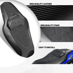 Motorrad Vorder- und Rücksitz Einteiliges Sitzpolster Modifizierter Sitz PU-Leder Kissen Dicker Motorradsitzbezug für YAMAHA NVX155 AEROX155 - Product Image 3