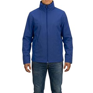 Royal Blue <b>Flight</b> Outerwear Bomber <b>Jacket</b> High Stand Collar Breathable Heavyweight Minimalist Casual <b>Jackets</b> - Product Image 1
