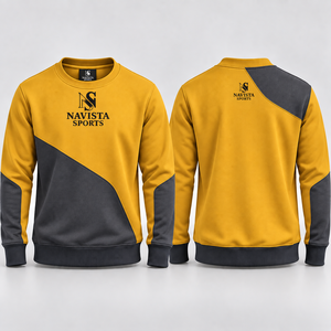 Custom Logo Windproof Fleece Pullover Sweatshirt Men High Quality Heavy Cotton <b>Crewneck</b> Solid Winter Size XS 6XL - Product Image 6
