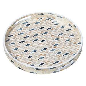 Plateaux fonctionnels en nacre, parfaits pour servir, organiser et sublimer l'esthétique de la décoration intérieure - Product Image 2