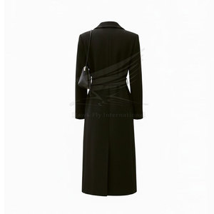 Abrigo Largo de Invierno para Mujer de Alta Calidad, Largo, de Lona, Transpirable, Informal, en Oferta - Product Image 2