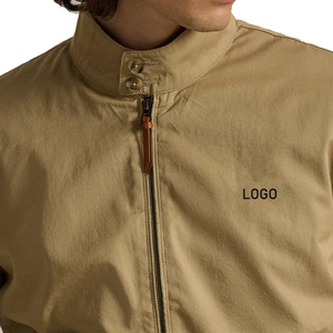 Premium 100% Cotton Standard Thickness Waterproof Windproof Breathable Lightweight Front Bedford Twill <b>Jacket</b> Men's Heritage OEM - Product Image 5