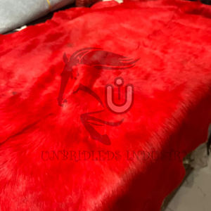 Sudadera con capucha de cuero vacuno de doble cremallera, nueva moda 2026, color rojo - Product Image 4