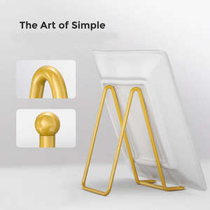 <span class=keywords><strong>Support</strong></span> de Présentation de Plats de Table en Métal – <span class=keywords><strong>Chevalet</strong></span> pour Photos et Assiettes Décoratives - Product Image 2