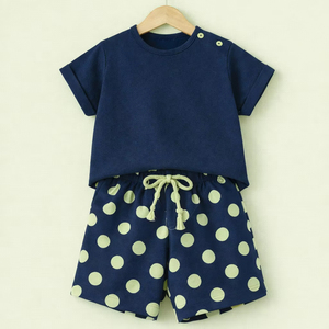 100% Bamboo Baby Boys Top and Bottom Set Customized Ultra Soft Breathable <b>Skin</b> Friendly Eco Friendly Infant Outfit - Product Image 1