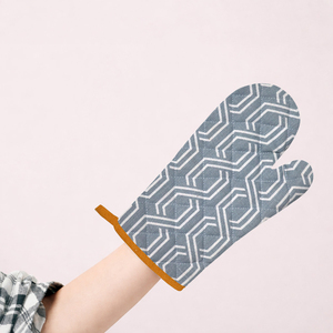 New print Design Oven Mittens Heat Insulation With Custom Logo Highest selling Oven Mitt for Kitchen use Manufacturer in India - Product Image 2