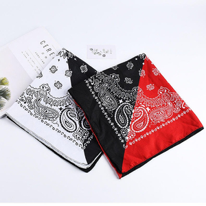 Wholesale Custom Printed 100% Cotton Multifunctional Unisex <b>Bandana</b> Sport Headwear Quick Dry Durable Skin-Friendly Hip Hop Style - Product Image 4