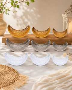 Bolso de mano de latón de alta calidad con grabado floral y correa de cadena para decoración de interiores - Product Image 4