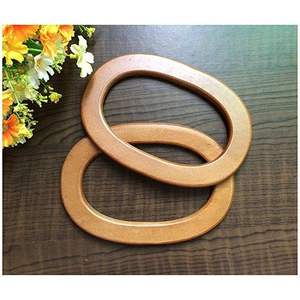Asa de Madera Ecológica Sólida para Bolsos, Artesanías de Bambú y Madera Hechas a Mano para Regalos y Manualidades - Product Image 3