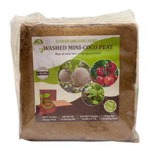 บล็อกใยมะพร้าวคุณภาพสูง 650 กรัม วัสดุปลูกพืชแบบไฮโดรโปนิกส์ - บล็อกใยมะพร้าว EC ต่ำ 5 กก. ออร์แกนิคพรีเมียม - Product Image 1