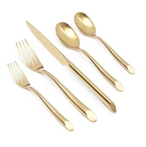Royal <b>Gold</b> Brass Cutlery Set Designer Dining Flatware Utensil Collection Elegant <b>Table</b> Setting For Banquet - Product Image 6
