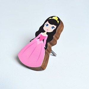 Poignées de tiroir modernes en bois faites à la main pour enfants, boutons de commode roses, poignées de porte d'armoire, tirettes de placard, utilisation en cuisine - Product Image 3