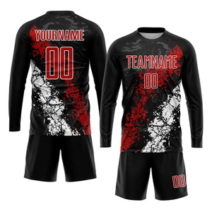 Men <b>Soccer</b> Jersey Set Uniform Wholesale Heat-transfer Printing Custom <b>Soccer</b> Uniform 100% Polyester Custom Team Name Adjustable - Product Image 5