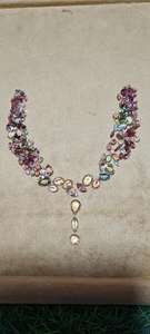 Pierre précieuse naturelle de tourmaline multicolore, formes facettées variées (poire, ovale, octogone), 100 carats, pour la fabrication de bijoux, style africain, 3-7 mm - Product Image 2