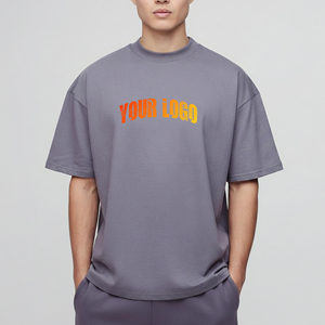 T-shirts décontractés pour hommes, coupe ample, tissu doux et respirant, col rond, manches courtes, style streetwear tendance pour hommes - Product Image 4