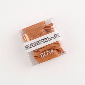 Élastiques à cheveux TIETYP, bandeaux en caoutchouc élastique, couleur unie, minimaliste, moderne, usage quotidien, pour femmes, emballage en carton, fabriqué en Corée - Product Image 2