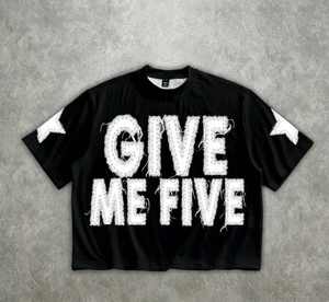 เสื้อยืดโอเวอร์ไซส์ทรงบ็อกซี่สีดำสำหรับผู้ชาย ผ้าฝ้าย 100% หนานุ่ม พิมพ์ลายสกรีน สไตล์วินเทจ จากผู้ผลิตชั้นนำ - Product Image 1