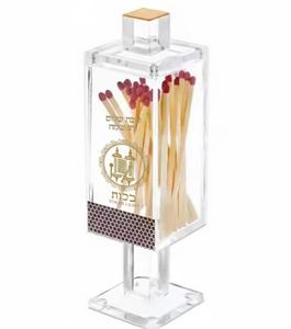 Modern Elegant Acrylic Jewish for Decorative Functional Storage for Matches with Cultural Design for - Product Image 5