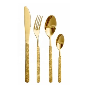 Ensemble de couverts en acier inoxydable poli miroir de haute qualité, 5 pièces, couteau, cuillère, fourchette, pour la maison et les restaurants - Product Image 3