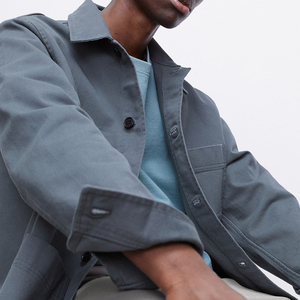 Pantalon de jogging deux pièces pour homme, style cargo, en molleton vintage écologique, idéal pour l'extérieur en hiver, personnalisable, vente en gros - Product Image 3