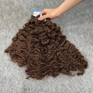 Extensiones de Cabello Humano Vietnamita Rizado Birmano con Vapor, Color Marrón, 20 Pulgadas, Listas para Enviar - Product Image 6