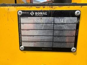 Rodillo Compactador Bomag BW900-50 Usado 2023 en Venta, Compactador Vibratorio Ligero de Asfalto de Tamaño Pequeño - Product Image 6