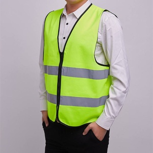 เสื้อกั๊กนิรภัยโพลีเอสเตอร์สำหรับผู้ชาย ระบายอากาศได้ดี ทนไฟ ซิป ปรับแต่งโลโก้ได้ วัสดุสะท้อนแสงหลากสี ขายส่ง RTS แบบสองชิ้น - Product Image 3