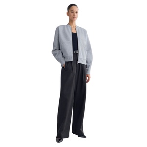 Wholesale Winter Warm <b>Women's</b> Long Sleeve Outdoor Sweater <b>Coat</b> Zipper Knitted Fleece Jackets <b>For</b> <b>Women</b> With Custom Logo Jacket - Product Image 6