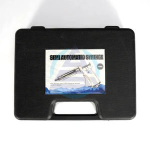 Jeringa Continua Semiautomática Ajustable de 50 ml con Aguja de Acero Inoxidable para Inyección de Vacunas, Equipo Veterinario para Ganado y Cerdos - Product Image 2