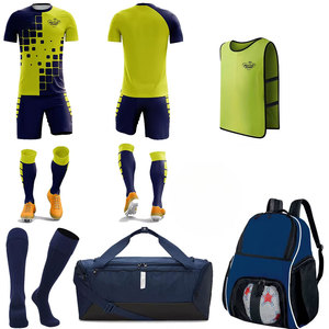 Nouvelle Arrivée - Kits de Football de Qualité Supérieure, Respirants, Séchage Rapide, Écologiques, 100% Polyester, Ensemble Maillot Athlétique Assorti - Product Image 1