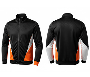 Custom Team Full Zip <b>Track</b> <b>Jacket</b> Running and Fitness Wear Warm Breathable Quick Dry | Sizes <b>Men</b> Women Youth - Product Image 1
