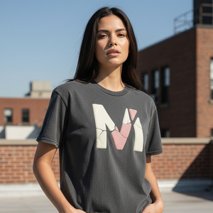 เสื้อยืดพิมพ์ลายนูน 3 มิติ ขายส่ง คุณภาพสูง สไตล์วินเทจ ล้างสีแบบแอซิดวอช เสื้อยืดสไตล์เรโทรสตรีทแวร์ แบรนด์ดัง รับทำโลโก้ตามสั่ง - Product Image 6