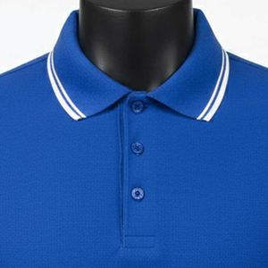 Camiseta de manga corta de punto sólido para hombre, de excelente calidad, diseño moderno y elegante, con cierre de botones, a precio económico. - Product Image 5