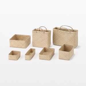 Seagrass Organizer Herringbone <b>Rectangular</b> <b>Basket</b> Handmade Storage <b>Basket</b> Wholesale eco-friendly Made in Viet Nam - Product Image 6