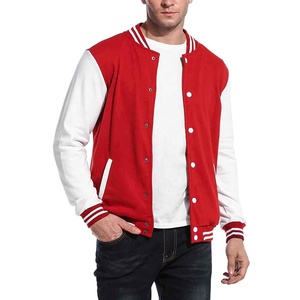 Whole Sale Customize Red <b>White</b> Varsity <b>Jacket</b> for <b>Men</b> Baseball <b>Jacket</b> - Product Image 4