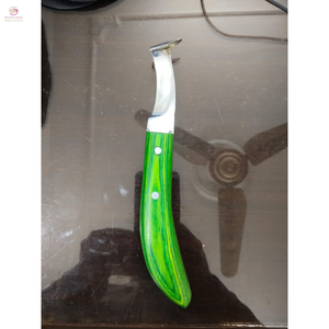 Couteau de fermeur professionnel avec différents styles de poignées, lame double face, lame courte courbée, lame en D et couteau à boucle détachable - Product Image 3