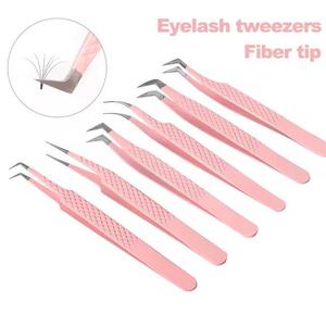 แหนบต่อขนตา Morje Surgical สีชมพู ปลายเรียบ ทำจากสแตนเลสอย่างดี ขนาด 10 มม. ชุดสำหรับต่อขนตา - Product Image 3