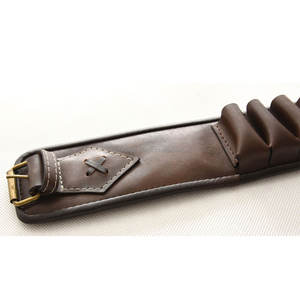 Porte-cartouches de chasse en cuir de vache véritable de haute qualité, durable et élégant, pour les propriétaires d'armes à feu (personnalisable) - Product Image 4