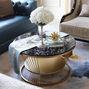 Table Basse Moderne en Métal et Marbre Écologique et Durable pour Salons, Intérieurs de Bureaux, Cafés – Idéale pour les Accueils et les Services de Restauration – Tarif en Gros - Product Image 3