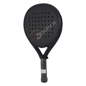 Durable 12K Carbon Padel Tennis Racket – Round Shape Paddle for Entertainment & Training Use - Product Image 1