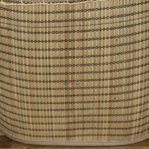 Eco Friendly Woven Palm Leaf Modern Rectangle <b>Storage</b> <b>Basket</b> Set with <b>Rope</b> Handles for Laundry <b>Storage</b> - Product Image 4