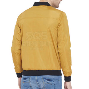 Modern Bomber <b>Jacket</b> For Men Breathable Fabric <b>Light</b> Warm Feel Comfortable Fit For Regular Wear Outdoor Activities - Product Image 3