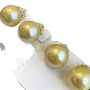 Pendientes Colgantes Finos Cherati Lace con Perlas Negras Naturales de 9-10 mm, Nueva Boutique, Tela Plateada, Caja de Regalo Texturizada Resistente - Product Image 4