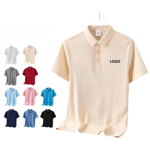 Camisetas Polo Casuales de Manga Corta, Estilo Unisex, Cuello Alto, Algodón y Spandex Suaves, para Hombre y Mujer - Product Image 2