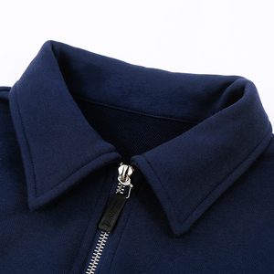 Fabricante de sudaderas de alta calidad con cierre de cremallera, sudaderas térmicas personalizadas con logo 3D, sudaderas con estampado de cremallera. - Product Image 3